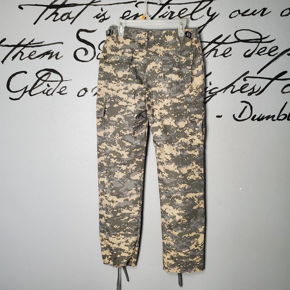 Military Uniform Supply Women's Digital Camo Fatigue Pants, Lg - Picture 3 of 6